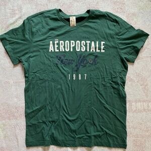 Aeropostale 1987 Vintage Single Stitch Men Size X-Large NWT Green